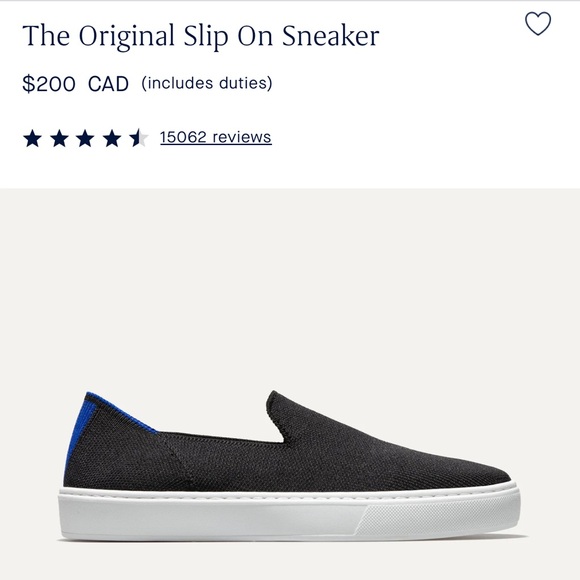 ROTHY’S original slip on sneaker in size 8 - Picture 3 of 4